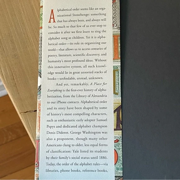 JUST IN A Place for Everything Book History Alphabet Linguistics Language Nonfic - Picture 4 of 9
